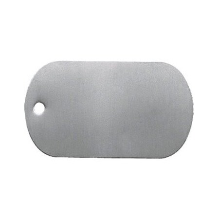 Panduit Marker Tag, Brass, Dog Tag, 2.1" (53mm) x 1.2, MTB206W119A-Q, PK 25 MTB206W119A-Q